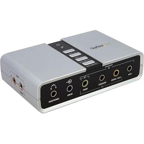 StarTech.com 7.1 USB Audio Adapter External Sound Card