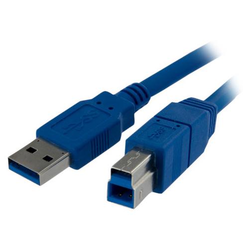 StarTech.com SuperSpeed USB 3.0 Cable A to B - USB 3.0 A (M) to USB 3.0 B (M) - 480 MBytes-s or 4.8 Gbps - 10 ft