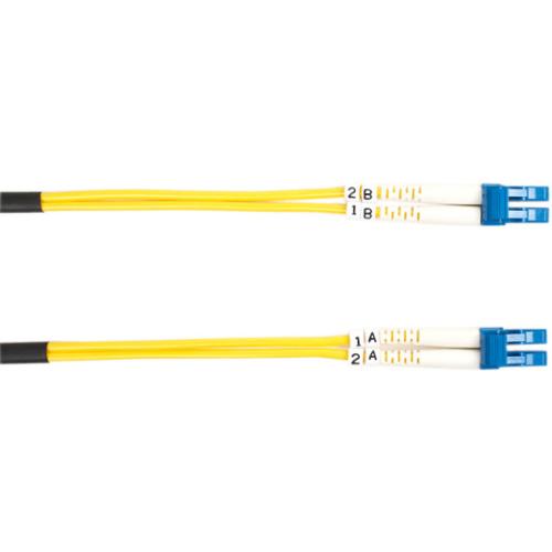 Black Box Single-Mode Value Line Patch Cable, LC-LC, 5-m (16.4-ft.)