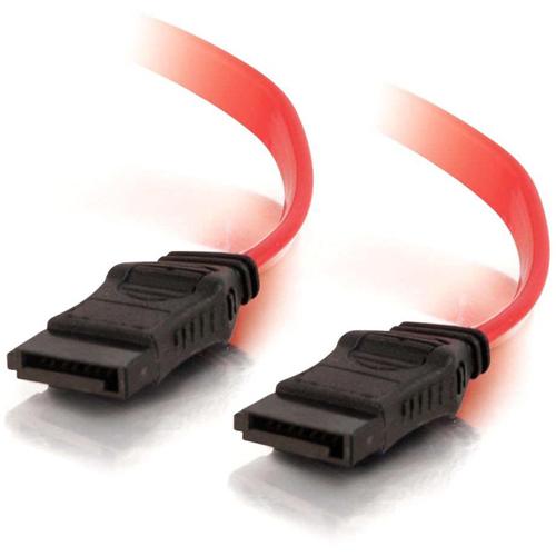 C2G 12in 7-pin 180° 1-Device Serial ATA Cable