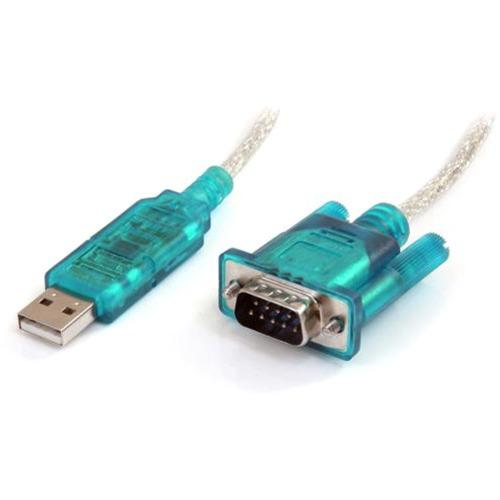 StarTech.com USB to Serial Adapter - Prolific PL-2303 - 3 ft - 1m - DB9 (9-pin) - USB to RS232 Adapter Cable - USB Serial