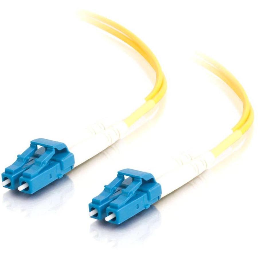 C2G-2m LC-LC 9-125 OS1 Duplex Singlemode Fiber Optic Cable (TAA Compliant) - Yellow