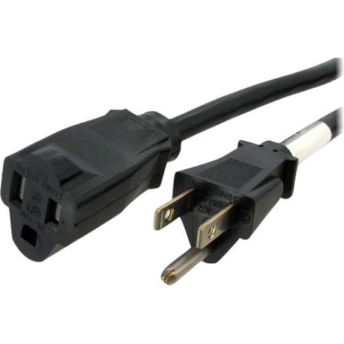 StarTech.com 10 ft 14 AWG Power Cord Extension - NEMA 5-15R to NEMA 5-15P