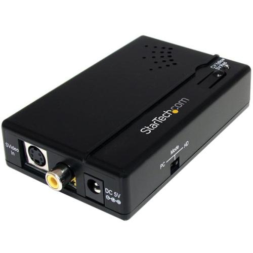 StarTech.com Composite and S-Video to HDMI Converter with Audio
