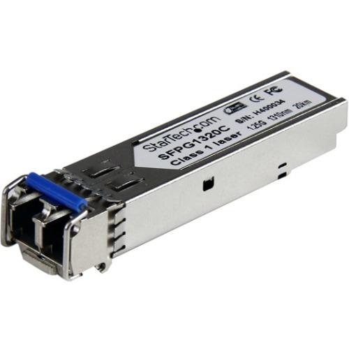 StarTech.com Cisco GLC-LH-SMD Compatible SFP Module - 1000BASE-LH Fiber Optical SFP Transceiver - Lifetime Warranty - 1 Gbps - Maximum Transfer