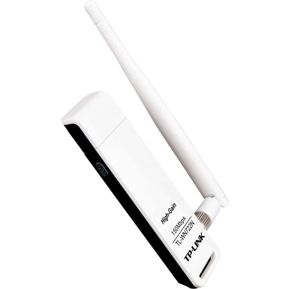 TP-LINK TL-WN722N Wireless N150 High Gain USB Adapter,150Mbps, w-4 dBi High Gain Detachable Antenna, IEEE 802.1b-g-n, WEP, WPA-WPA2