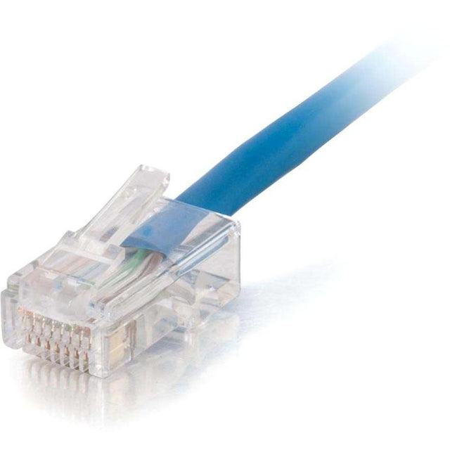 C2G 10ft Cat5e Non-Booted Unshielded (UTP) Network Patch Cable (Plenum Rated) - Blue