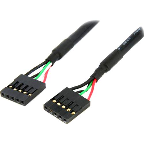 StarTech.com 24in Internal 5 pin USB IDC Motherboard Header Cable F-F