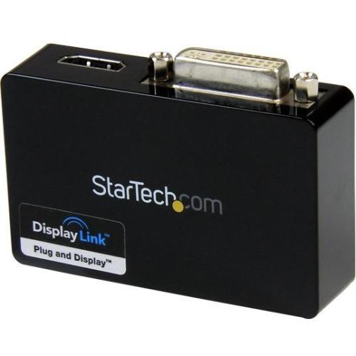 StarTech.com USB 3.0 to HDMI® and DVI Dual Monitor External Video Card Adapter