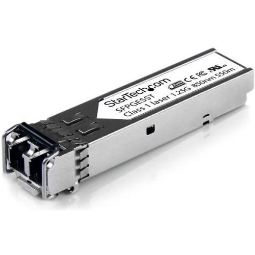 StarTech.com Cisco SFP-GE-S Compatible SFP Module - 1000BASE-SX Fiber Optical SFP Transceiver - Lifetime Warranty - 1 Gbps - Maximum Transfer