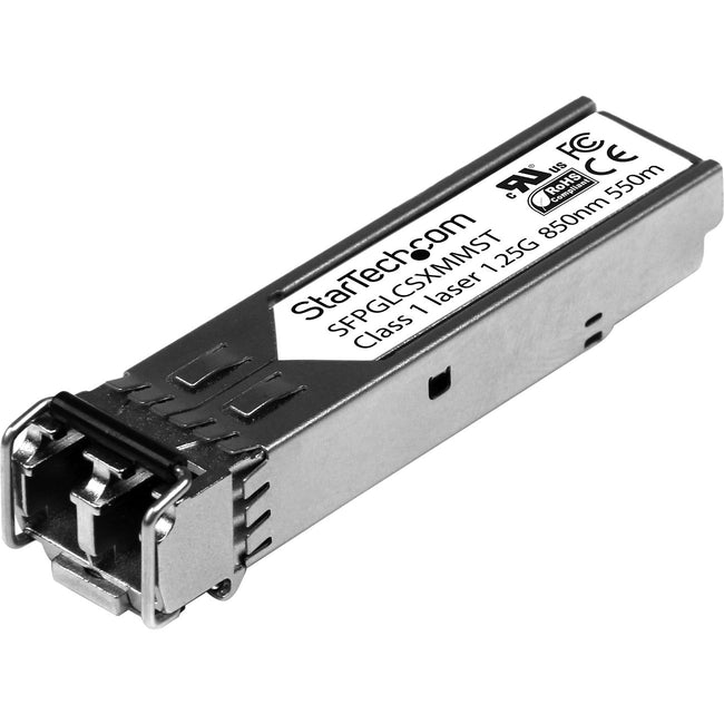 StarTech.com Cisco GLC-SX-MM Compatible SFP Module - 1000BASE-SX Fiber Optical SFP Transceiver - Lifetime Warranty - 1 Gbps - Maximum Transfer