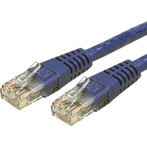 StarTech.com 75 ft Cat 6 Blue Molded RJ45 UTP Gigabit Cat6 Patch Cable - 75ft Patch Cord