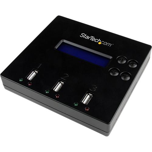 StarTech.com 1:2 Standalone USB Duplicator & Eraser - Flash Drives - TAA Compliant - USB 2.0 Memory Stick Duplicator Eraser