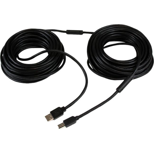 StarTech.com 20m - 65 ft Active USB 2.0 A to B Cable - M-M
