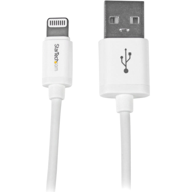 StarTech.com 1m (3ft) White Apple 8-pin Lightning Connector to USB Cable for iPhone - iPod - iPad