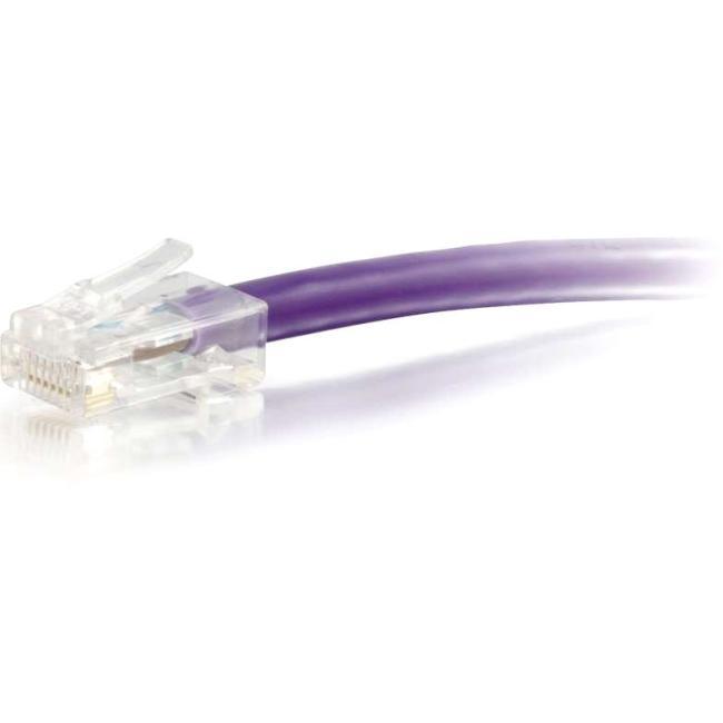 C2G-12ft Cat6 Non-Booted Unshielded (UTP) Network Patch Cable - Purple