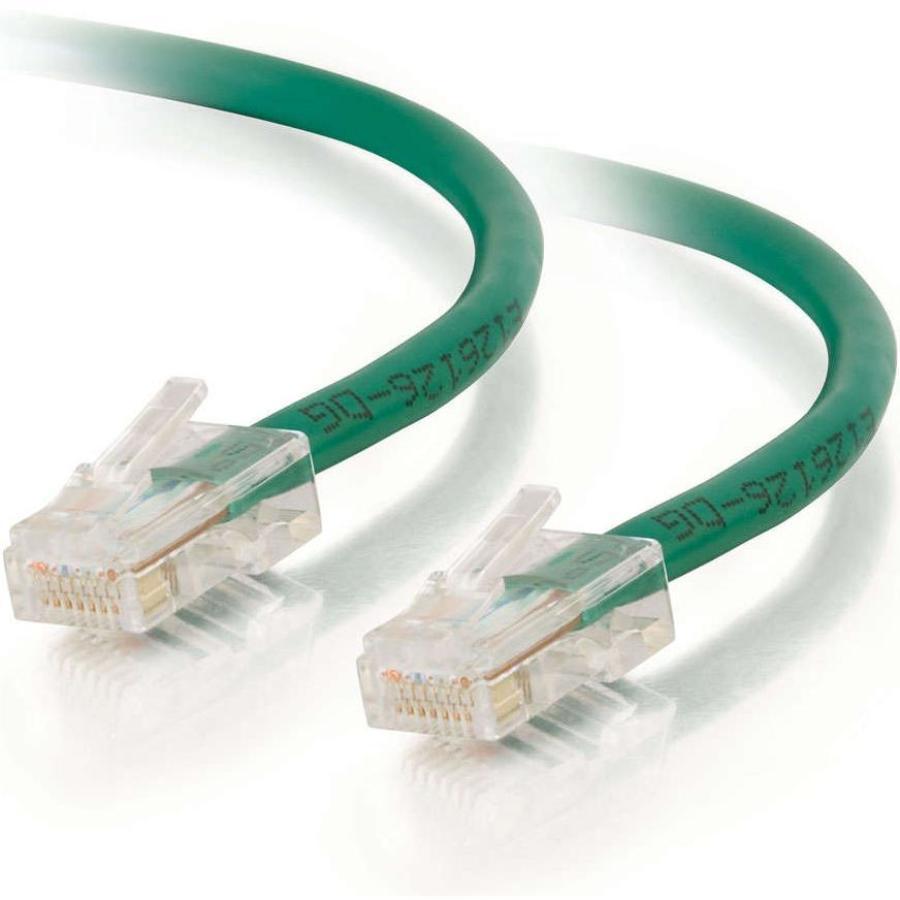C2G-12ft Cat5e Non-Booted Unshielded (UTP) Network Patch Cable - Green