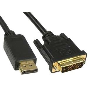Unirise 10ft DVI-Digital Dual link to Displayport, Male - Male