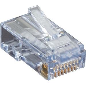 Black Box CAT6 EZ-RJ45 Modular Plugs, 100-Pack