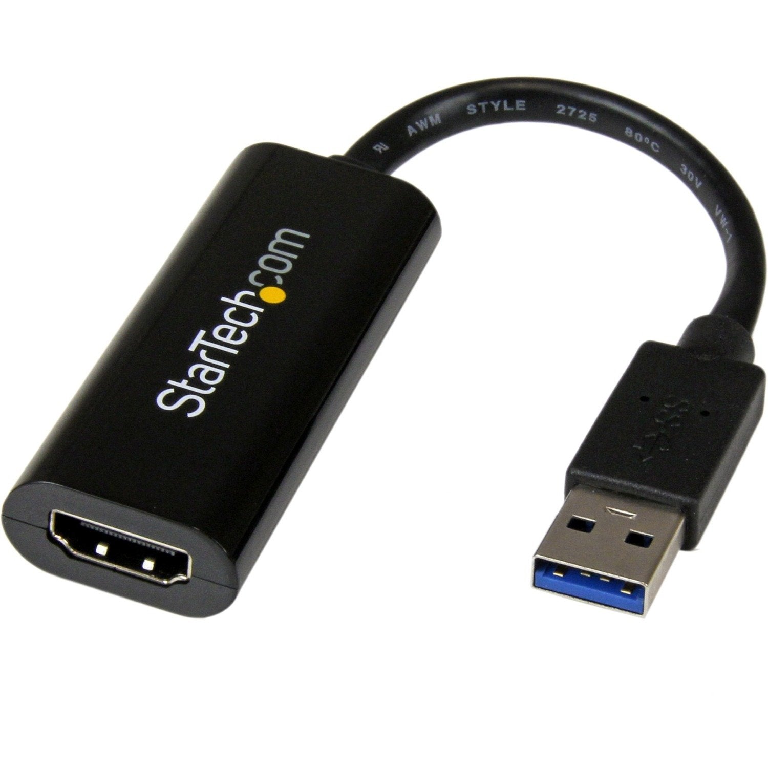 StarTech.com Slim USB 3.0 to HDMI External Video Card Multi Monitor Adapter - 1920x1200 - 1080p