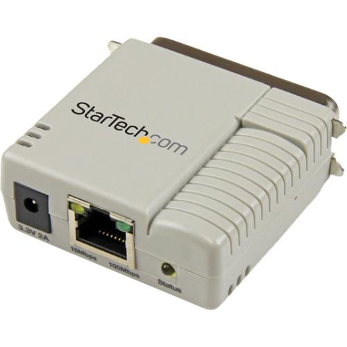 StarTech.com 1 Port 10-100 Mbps Ethernet Parallel Network Print Server