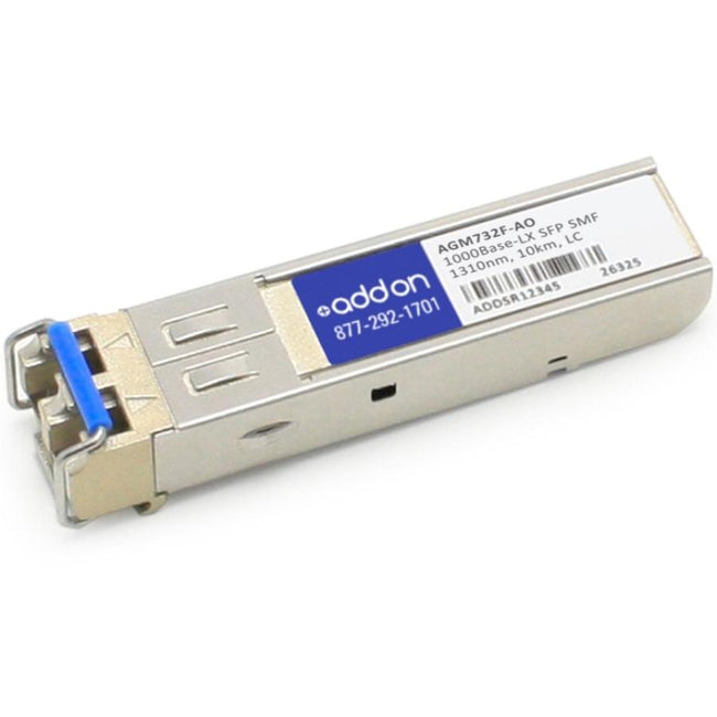 AddOn Netgear AGM732F Compatible TAA Compliant 1000Base-LX SFP Transceiver (SMF, 1310nm, 10km, LC)