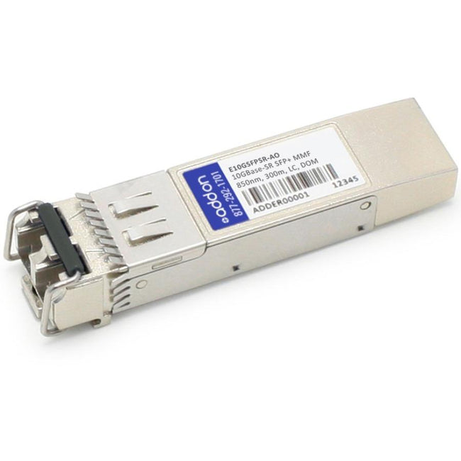 AddOn Intel E10GSFPSR Compatible TAA Compliant 10GBase-SR SFP+ Transceiver (MMF, 850nm, 300m, LC, DOM)