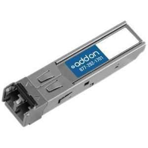 AddOn Juniper Networks EX-SFP-GE10KT13R15 Compatible TAA Compliant 1000Base-BX SFP Transceiver (SMF, 1310nmTx-1550nmRx, 10km, LC, DOM)
