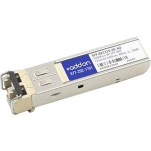 AddOn ZyXEL SFP-BX1310-40 Compatible TAA Compliant 1000Base-BX SFP Transceiver (SMF, 1310nmTx-1490nmRx, 40km, LC, DOM)