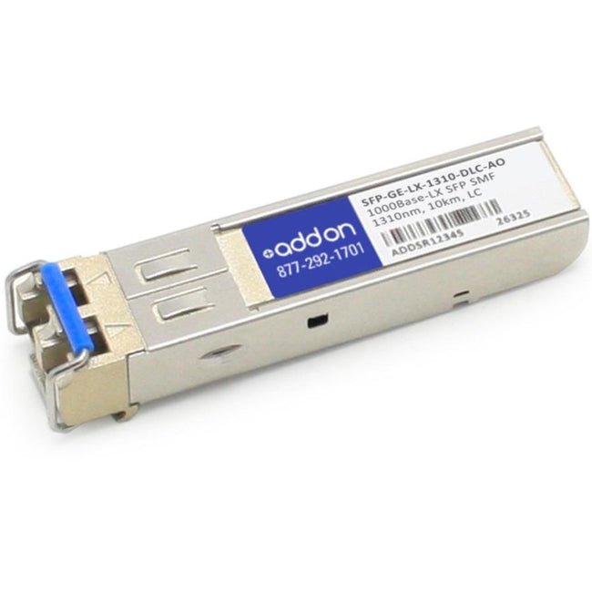 AddOn Zhone SFP-GE-LX-1310-DLC Compatible TAA Compliant 1000Base-LX SFP Transceiver (SMF, 1310nm, 10km, LC)