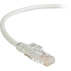 Black Box GigaBase 3 CAT5e 350-MHz Lockable Patch Cable (UTP), White, 30-ft. (9.1-m)