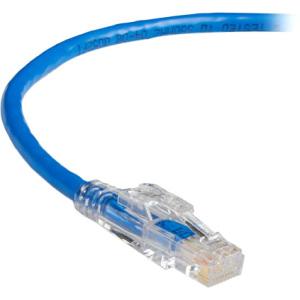 Black Box GigaTrue 3 CAT6 550-MHz Lockable Patch Cable (UTP), Blue, 3-ft. (0.9-m)