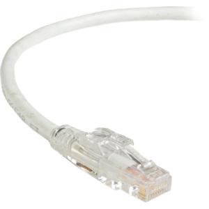 Black Box GigaTrue 3 CAT6 550-MHz Lockable Patch Cable (UTP), White, 2-ft. (0.6-m)
