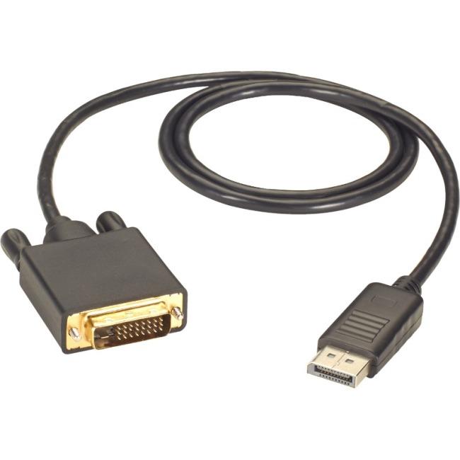 Black Box DisplayPort to DVI Cable - Male-Male, 10-ft.