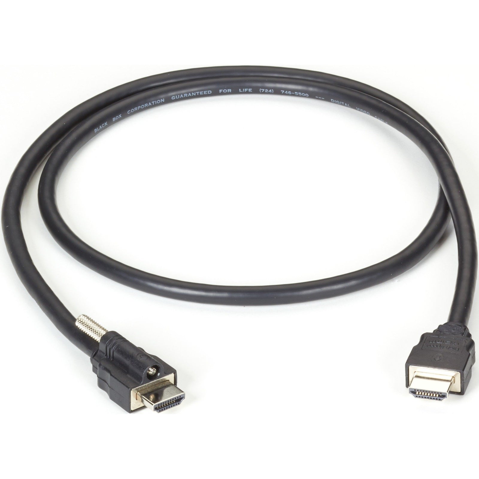 Black Box Locking HDMI to Standard HDMI Cable - 1-m (3.2-ft.)