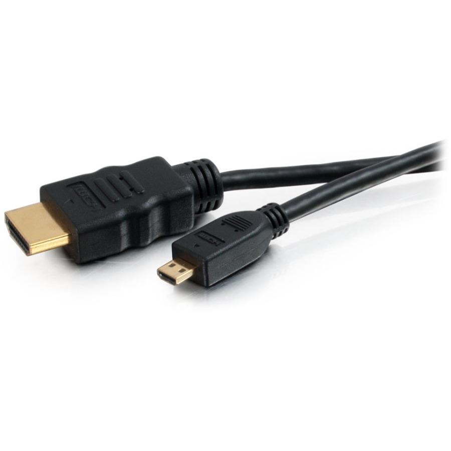 C2G 1.5ft High Speed HDMI to HDMI Micro Cable with Ethernet