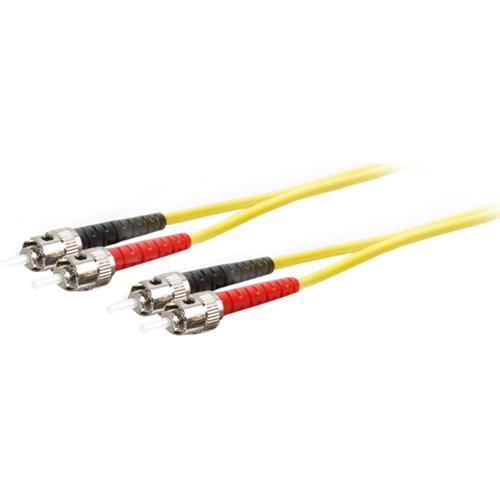 AddOn 3m ST (Male) to ST (Male) Yellow OS1 Duplex Fiber OFNR (Riser-Rated) Patch Cable