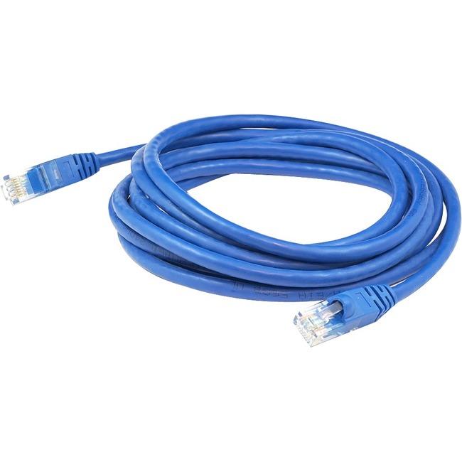 AddOn 10-pack of 2ft RJ-45 (Male) to RJ-45 (Male) Blue Cat6A UTP PVC Copper Patch Cables