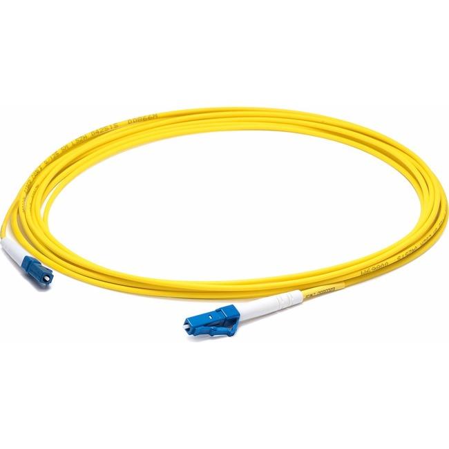 AddOn 3m LC (Male) to LC (Male) Yellow OS1 Simplex Fiber OFNR (Riser-Rated) Patch Cable